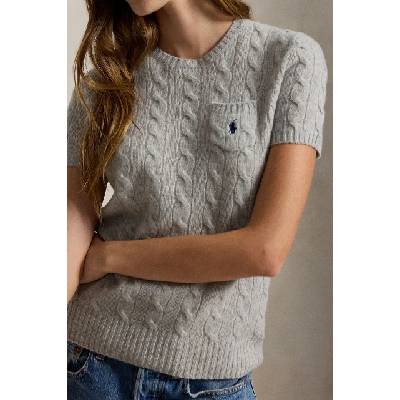 Ralph Lauren пуловер с къси ръкави дамски от вълна (211A92271)