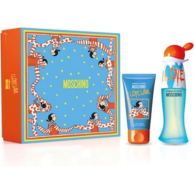 Moschino Дамски луксозен комплект - Moschino Cheap and Chic I Love Love Gift Set