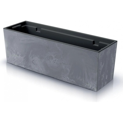 PROSPERPLAST Truhlík URBI CASE BETON EFFECT marengo 39,5 x 18,5 x 19,5 cm