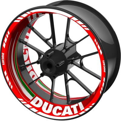 M-Style jednodílné polepy na kola DUCATI