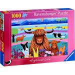 Ravensburger Пъзел Ravensburger от 1000 части - Високопланински живот (12001082)