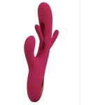 Sweet Smile Rabbit Vibrator with G-Spot Stimulation Red