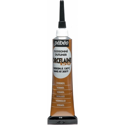 Pébéo Kontúrovacia farba na porcelán 150 20 ml 08 Vermeil