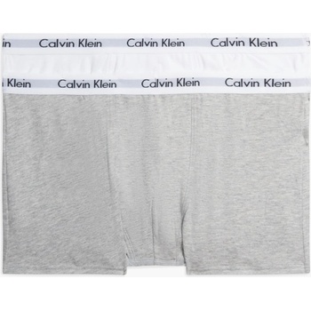 Image 1 of Calvin Klein Боксерки Calvin Klein 2 Pack Boxer Shorts - White/Grey
