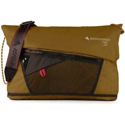 Klättermusen Чанта за рамо Klättermusen Grid Messenger Bag Shoulder bag - Olive - размер One Size (510-7105-0211)