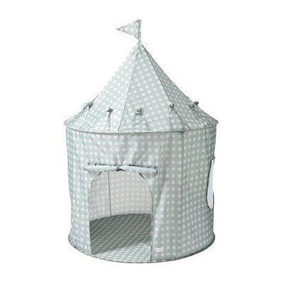 3 Sprouts Stan Recycled Gingham Blue