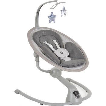 Cangaroo Електрическа люлка Cangaroo - Cloud Premium, светлосива (111358)