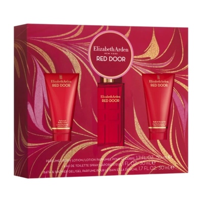 Elizabeth Arden Red Door комплект EDT за жени 30 мл + лосион 50 мл + душ гел 50 мл