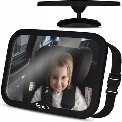 Lionelo Univerzál sledovací zrcátko do auta SETT 25 x 18 cm Black – Hledejceny.cz