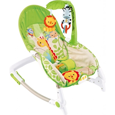 Eco Toys hojdacie lehátko 2v1 zelené