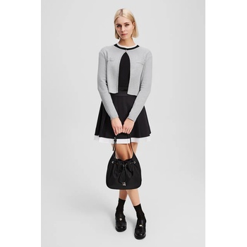 Karl Lagerfeld Жилетка с вълна Karl Lagerfeld дамска в сиво от лека материя A3W18033 (A3W18033)