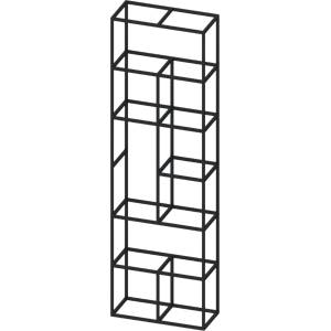 RFG Стелаж RFG Boxi M, метален, 720 х 370 х 2120 mm, черен