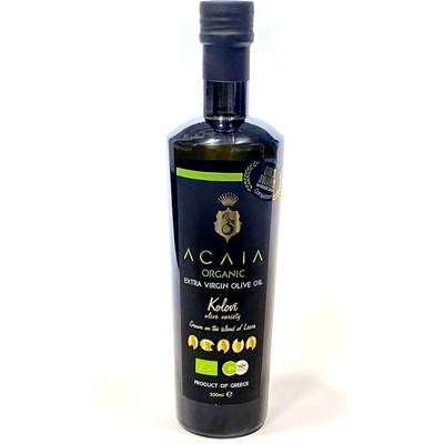 Acaia - Premium ORGANIC Екстра Върджин маслиново масло, 500 мл