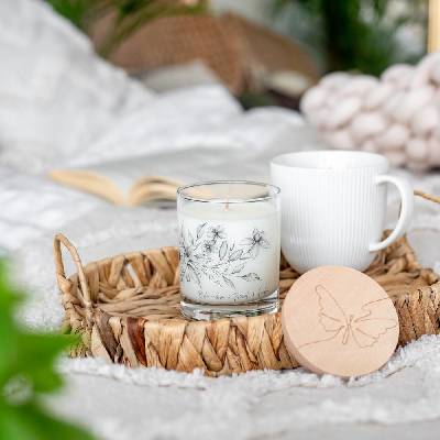 VONTREE CANDLE Bílá ambra a Neroli 250 ml