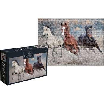 Interdruk - Puzzle Three wild horses - 1 000 piese