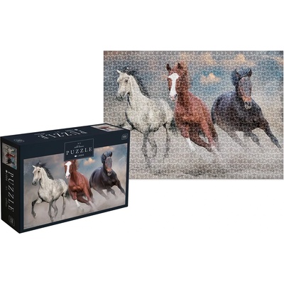 Interdruk - Puzzle Three wild horses - 1 000 piese