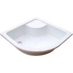 RAVAK Minivana - Дълбоко поддушово корито Sabina 80-LA, 80x80 см, AntiBac, бяло A214001020 (A214001020)