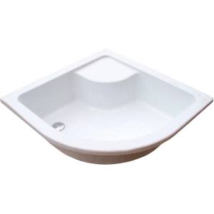 RAVAK Minivana - Дълбоко поддушово корито Sabina 80-LA, 80x80 см, AntiBac, бяло A214001020 (A214001020)