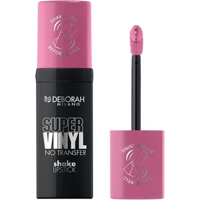 Deborah Milano dlouhotrvající tekutá rtěnka Super Vinyl, 08 Orchid Pink 4,2 g