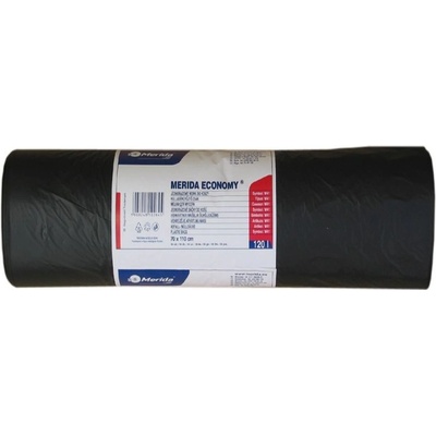 Merida pytle HDPE 19µm 120l 50ks černé