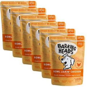 Barking Heads & Meowing Heads Bowl Lickin’ Chicken GRAIN FREE 6 x 300 г