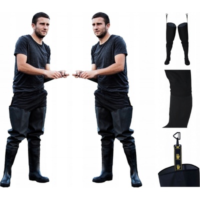 PROS Broďáky gumové černé a zelené