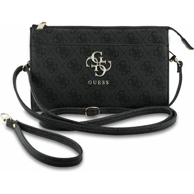 Guess kabelka na mobil 4G Metal Logo Black GUWPO5P4GP4GLK