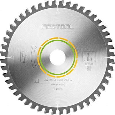 Festool pilový kotouč s jemnými zuby 216x2,3x30 W48 491050