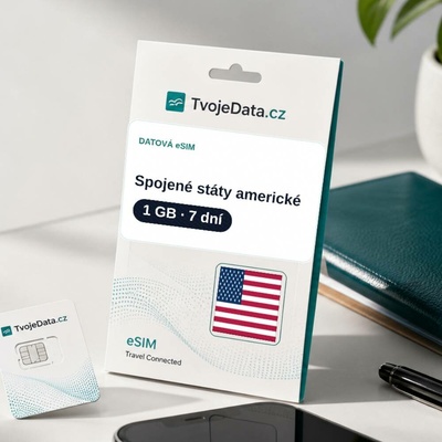 eSIM USA 1 GB / 7 dní - Spojené státy americké PHAJHEAYP