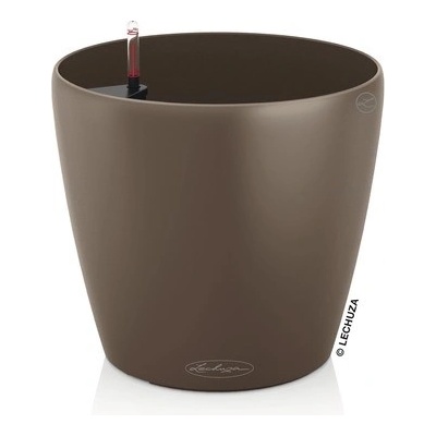Samozavlažovací kvetináč Lechuza Classico Color plast 21 cm hnedý