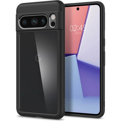 Spigen Противоударен Калъф за Google Pixel 8 Pro, Spigen Ultra Hybrid Case, Черен (ACS06317)