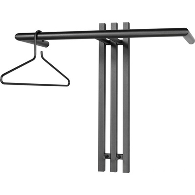 Spinder Design Черна метална стенна закачалка 65 cm Senza - Spinder Design (GW470-22)