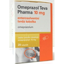 OMEPRAZOL TEVA PHARMA POR 10MG CPS ETD 28