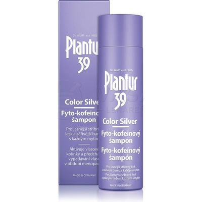 Plantur 39 Phyto-Coffein Color Silver fyto-kofeinový šampon pro blond a šedivé odstíny vlasů 250 ml