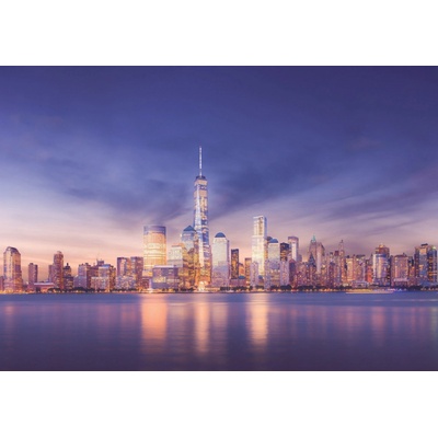 Postershop Fototapeta: New York City (Manhattan po západu slunce) rozměry 254x92 cm