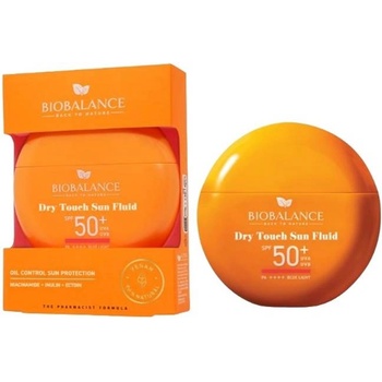 Biobalance Слънцезащитен флуид за лице Dry Touch, SPF50+, 40 g