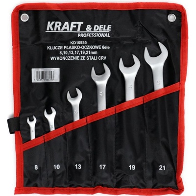 Kraft&Dele sada očko-vidlicových klíčů 6ks KD10935