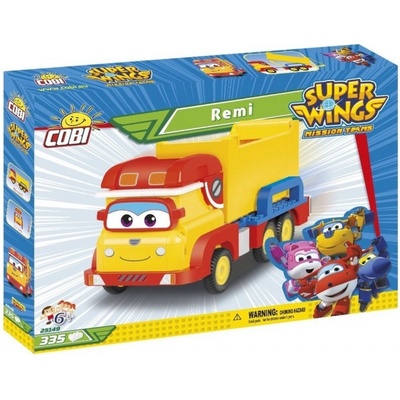Cobi 25149 Super Wings Mission Teams Náklaďák Remi sklápěčka