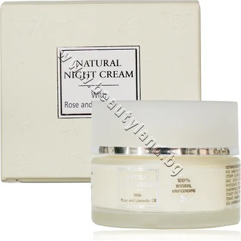 Nature Vie Нощен крем Nature Vie Night Cream with Rose and Lavender Oil, p/n NV-01012 - Нощен крем за лице с масло от роза и лавандула (NV-01012 )