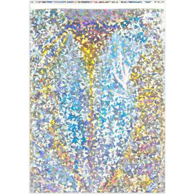 Holografické fóliové obálky - 324 x 229 mm (C4) - Stříbrná holografická