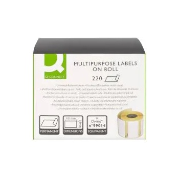 Image 1 of Q-Connect Етикети на ролка 54х101мм 220 бр