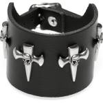 Black & metal Гривна Черепи с кръстове - bwz-718
