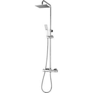 Omnires Uni - Душ комплект с термостат, 25x25 см, хром SYSY11-N-6CR (SYSY11-N-6CR)