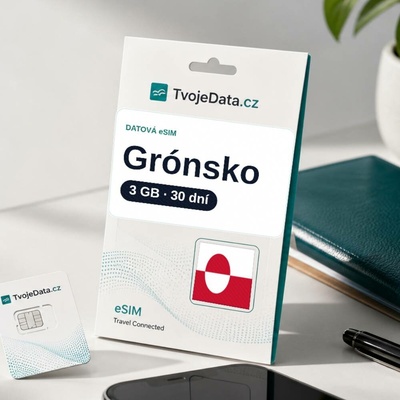 eSIM Grónsko 3 GB / 29 dní - Grónsko PGH88LGZ9