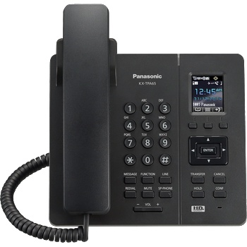 Image 1 of Panasonic Безжичен VoIP телефон Panasonic KX-TPА65 - Черен (B1542004_1)