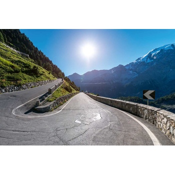 DIMEX ART s. r. o Флизелинов фототапет път в алпите 375 x 250 см