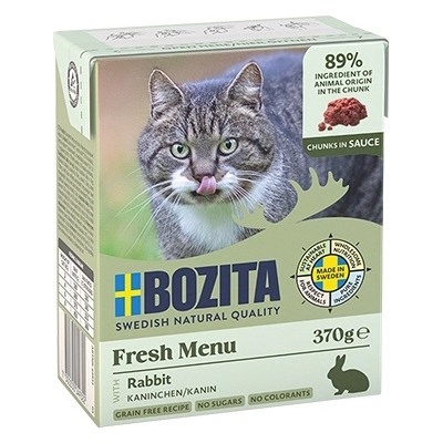 Bozita Cat Fresh Menu kousky v omáčce s králíkem 370 g