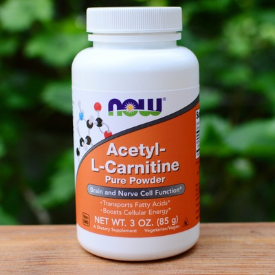 Now Foods Acetyl-L-karnitín Čistý prášok 85 g