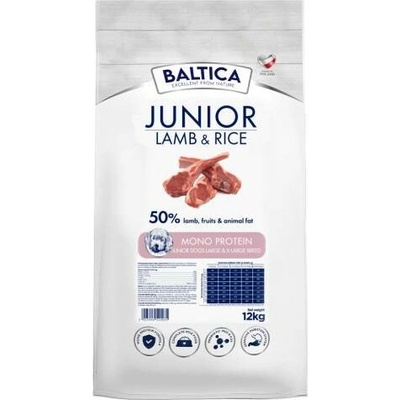 Baltica Nutraceutic Junior Lamb & Rice L/XL 12 kg
