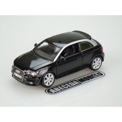 Bburago AUDI A1 Star metalíza černá 1:24